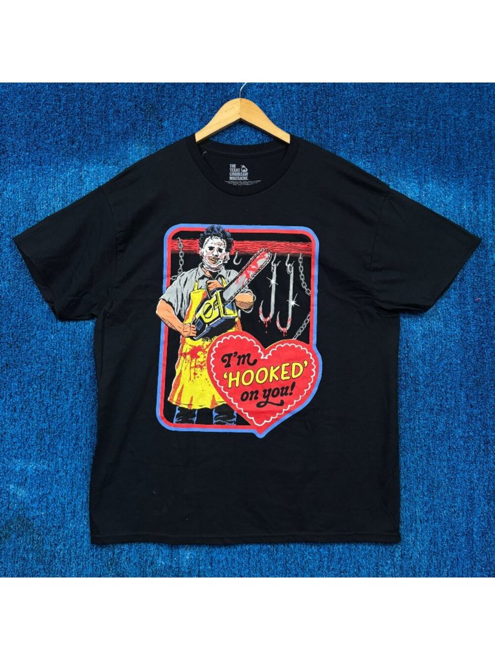 The Texas Chainsaw Massacre Im Hooked On You Slasher Tee XL